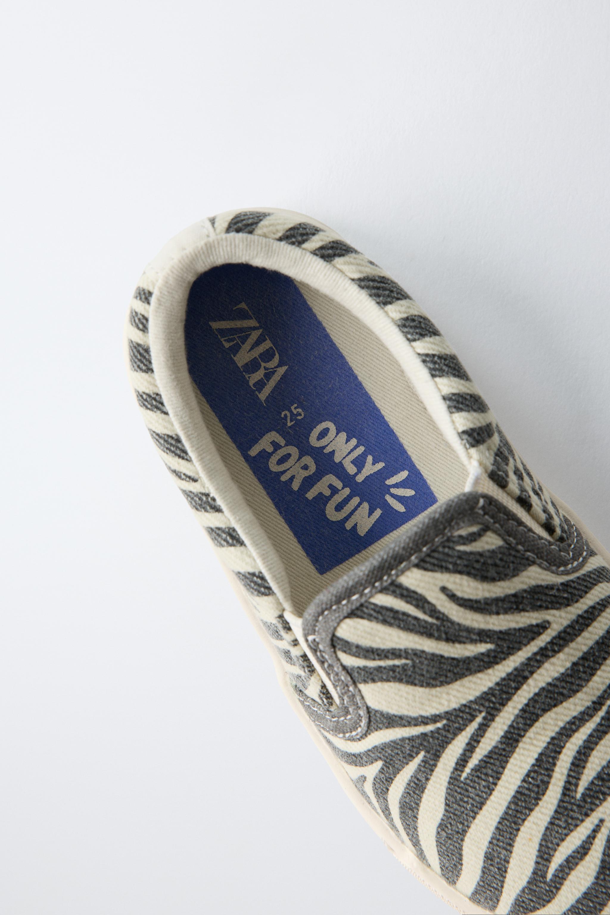 ZEBRA PRINT SNEAKERS